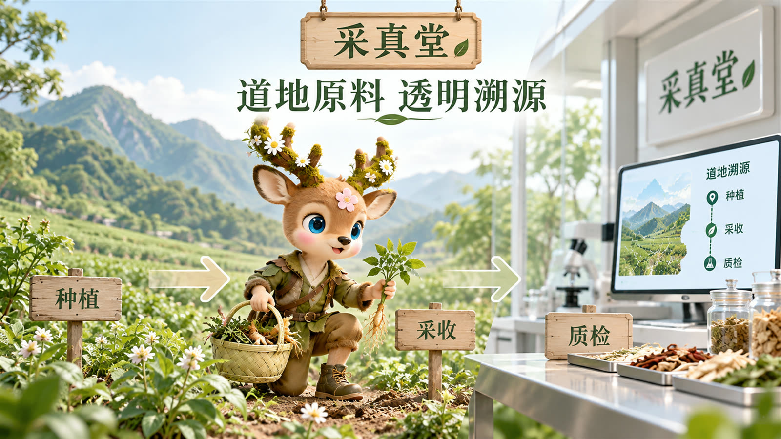 采真堂·道地溯源赢得信任