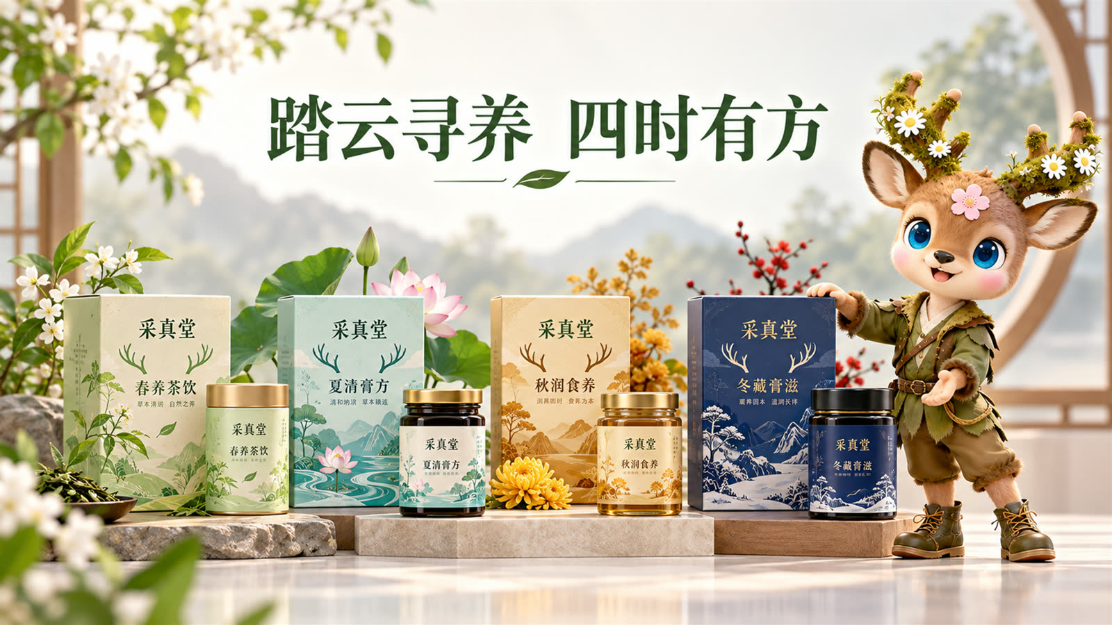 采真堂·节气场景催生新品