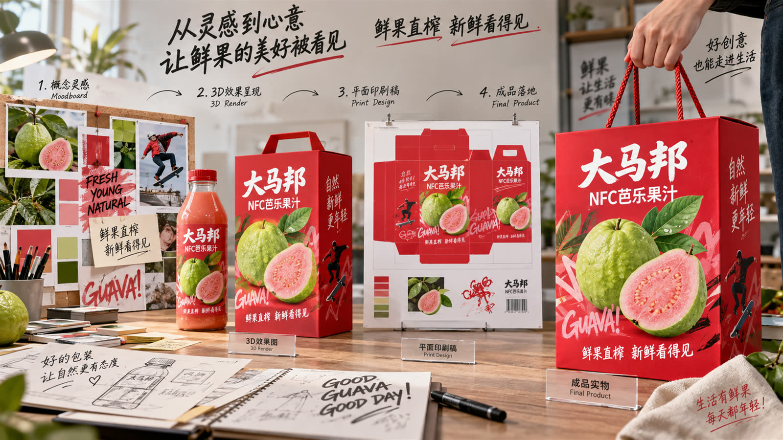 大马邦·从效果图到实物包装