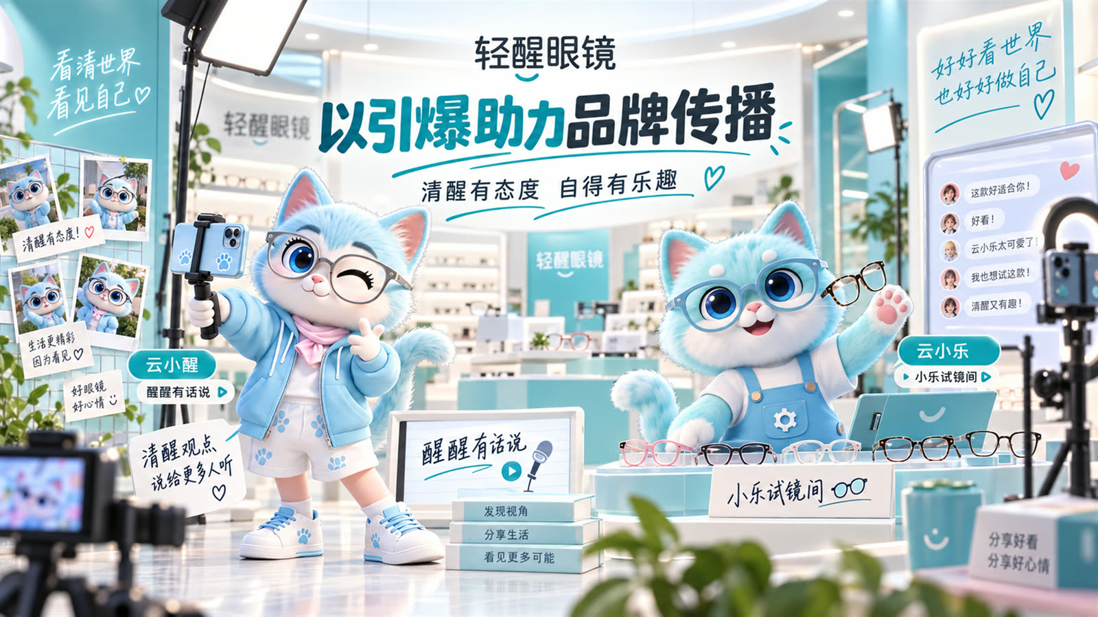 轻醒眼镜·以引爆助力品牌传播