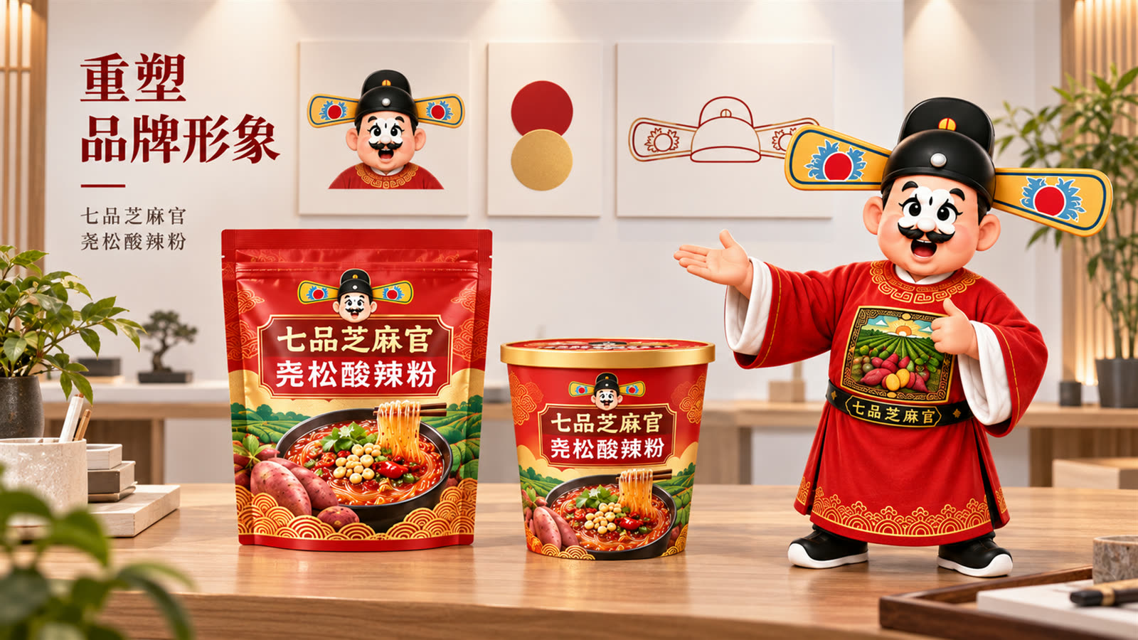 七品芝麻官·重塑品牌形象