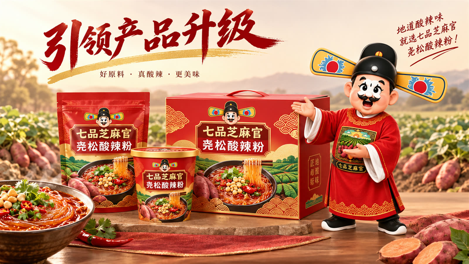 七品芝麻官·引领产品升级