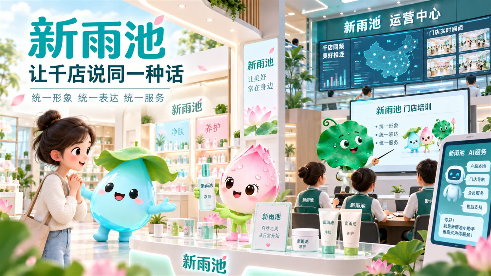 新雨池·让千店说同一种话