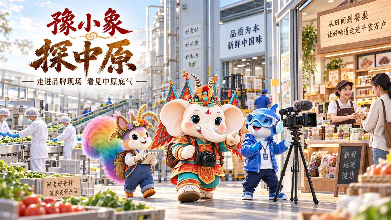 豫小象·小象带队走进品牌现场